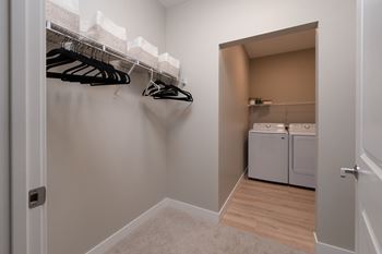 Closet & laundry access